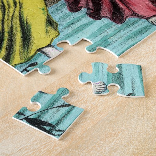 St. Philomena gered van verdrinking Legpuzzel (Zijkant)