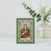 St. Philomena katholieke godsdienst Saint Prayer Plaatskaartje (Staand voorkant)