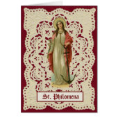 St. Philomena Katholieke Religieuze Saint (Voorkant)