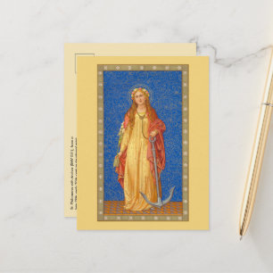 St. Philomena met Anchor (SNV 051) Briefkaart