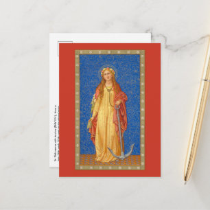 St. Philomena met Anchor (SNV 051) Briefkaart