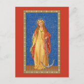 St. Philomena met Anchor (SNV 051) Briefkaart (Voorkant)