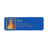St. Philomena met Anchor (SNV 051) Etiket (Voorkant)