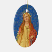 St. Philomena met Anchor (SNV 051) Keramisch Ornament (Rechts)
