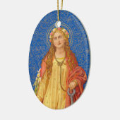 St. Philomena met Anchor (SNV 051) Keramisch Ornament (Links)