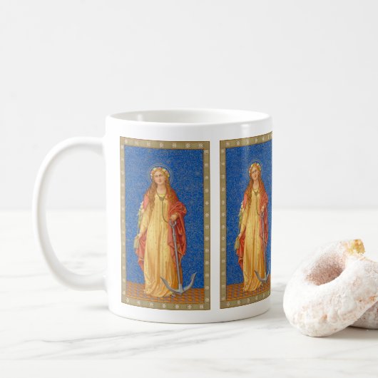 St. Philomena met Anchor (SNV 051) Koffiemok (Met donut)