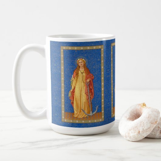 St. Philomena met Anchor (SNV 051) Koffiemok (Met donut)