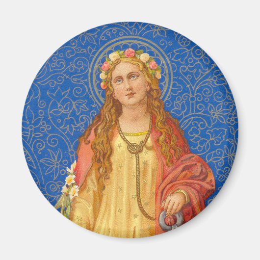 St. Philomena met Anchor (SNV 051) Magneet (Voorkant)