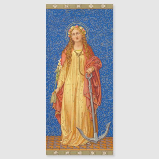 St. Philomena met Anchor (SNV 051) Magnet (Voorkant)
