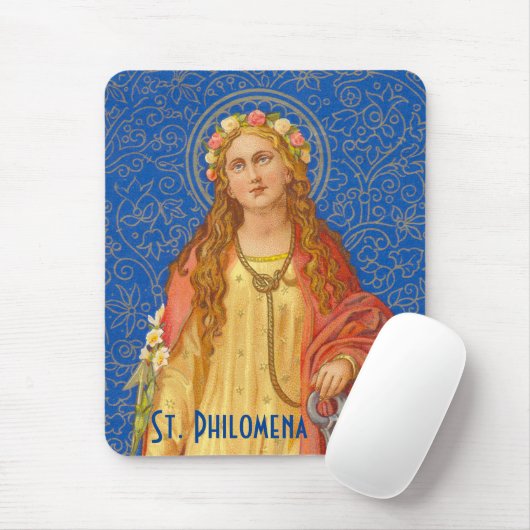 St. Philomena met Anchor (SNV 051) Muismat (Met muis)