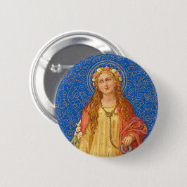 St. Philomena met Anchor (SNV 051) Ronde Button 5,7 Cm