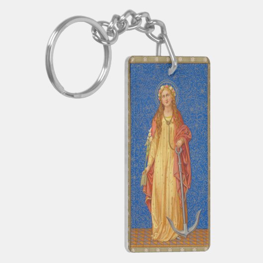 St. Philomena met Anchor (SNV 051) Sleutelhanger (Voorkant Links)