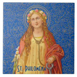 St. Philomena met Anchor (SNV 051) Tegeltje