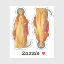 St. Philomena met Anker Custom-Cut Vinyl Sticker