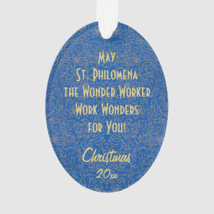 St. Philomena met anker (SNV 051) Acryl Ornament
