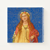 St. Philomena met Anker (SNV 051) Notitieboek (Achterkant)