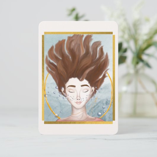 St. Philomena Prayer Kaart (Staand voorkant)