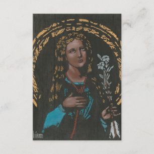 St. Philomena Prayer Kaart