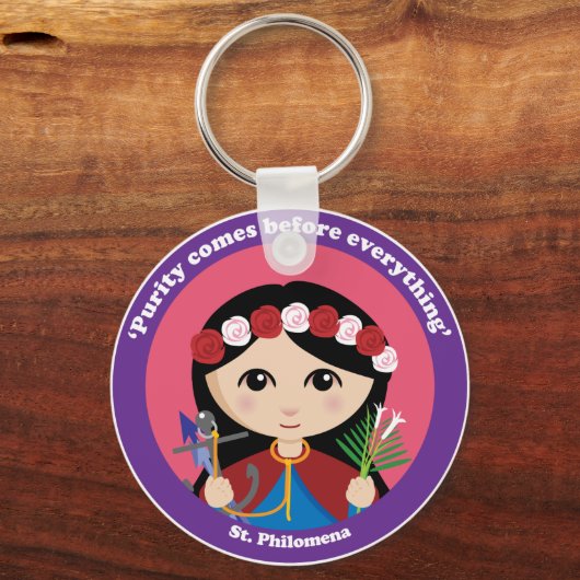 St. Philomena Sleutelhanger (Voorkant)