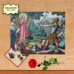 St. Philomena wordt neergeschoten met pijlen Legpuzzel