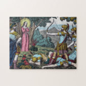 St. Philomena wordt neergeschoten met pijlen Legpuzzel (Horizontaal)