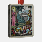 St. Philomena wordt neergeschoten met pijlen Metalen Ornament (Rechts)