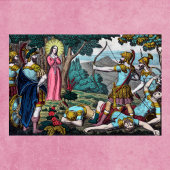 St. Philomena wordt neergeschoten met pijlen Poster