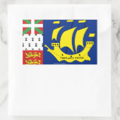St Pierre Miquelon vlag sticker (Tas)