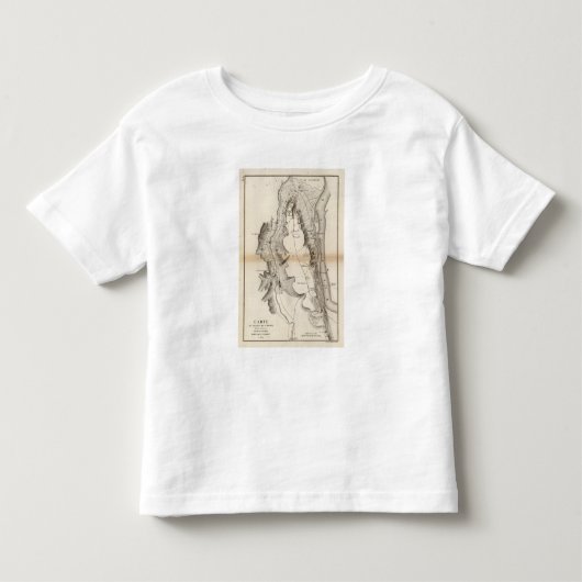 St Pierre Plateau Atlas Map Kinder Shirts (Voorkant)