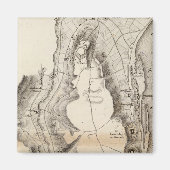 St Pierre Plateau Atlas Map Magneet (Voorkant)