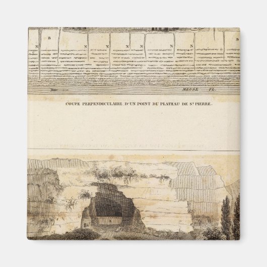 St Pierre Plateau Magneet (Voorkant)