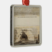 St Pierre Plateau Metalen Ornament (Rechts)