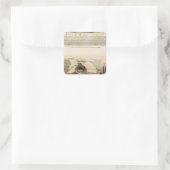 St Pierre Plateau Vierkante Sticker (Tas)
