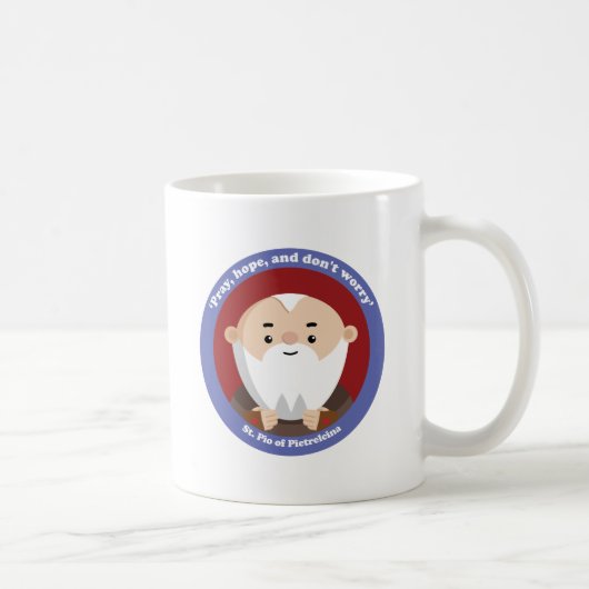 St. Pio van Pietrelcina Koffiemok (Rechts)