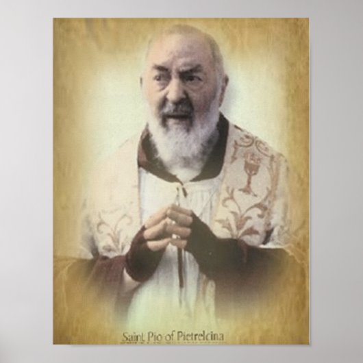 ST-PIO VAN PIETRELCINA POSTER (Voorkant)