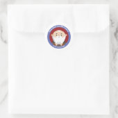 St. Pio van Pietrelcina Ronde Sticker (Tas)