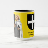 St. Piran of Cornwall (SAE 01) en Zijne Schild Mok (Midden)