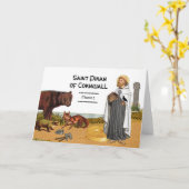 St. Piran of Cornwall (SAE 01) Kaart (Gele Bloem)