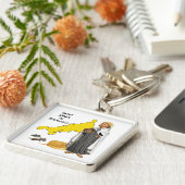 St. Piran (SAE 01), Map, Ore, Tools en Millstone Sleutelhanger (Zijkant)