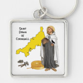 St. Piran (SAE 01), Map, Ore, Tools en Millstone Sleutelhanger (Voorkant)