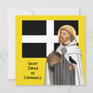 St. Piran van Cornwall (SAE 01) en zijn vlag
