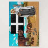 St. Piran van Cornwall (SAE 01) Puzzel (Verticaal)