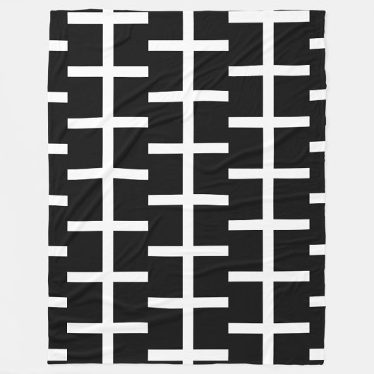 St. Piran vlag/vlag van Cornwall Fleece Blanket (Voorkant)