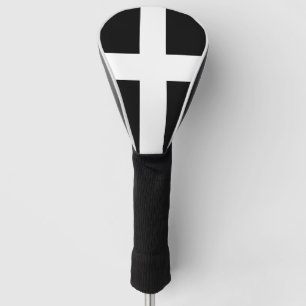 St. Piran vlag/vlag van Cornwall Golfheadcover