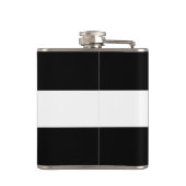 St. Piran vlag/vlag van Cornwall Heupfles (Achterkant)