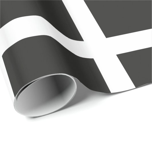 St. Pirans vlag Cornwall Kernow Cadeaupapier (Rol Hoek)