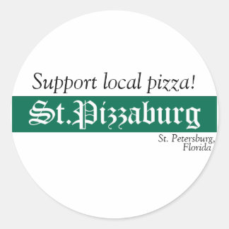 St. Pizzaburg inheemse Sticker
