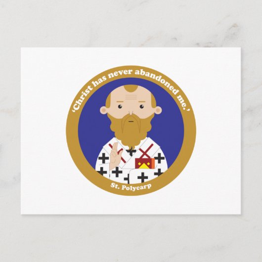 St. Polycarp Briefkaart (Voorkant)