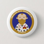 St. Polycarp Ronde Button 5,7 Cm (Voorkant)
