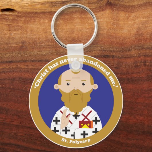 St. Polycarp Sleutelhanger (Voorkant)